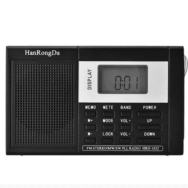 Светодиодное светодиодный портативные колонки FM/AM радио MW и SW плеер цифровое