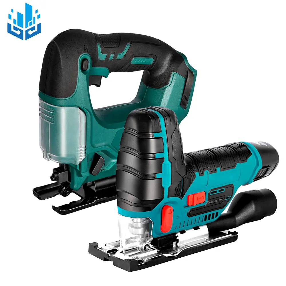 12V/21V Cordless Jig Saw Woodworking Cutting Machine Handheld Woodworking Electric Saw Portable Multi-Function Power Tool