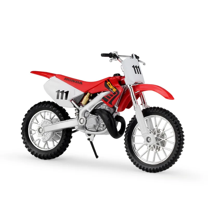 6 шт./лот оптовая продажа классический мотоцикл MAISTO масштаба 1/18 серия HONDA CR250R