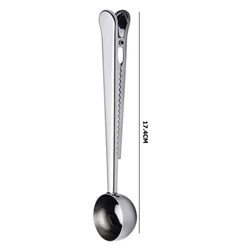 

Tea Coffee Measuring Spoon Scoop with Clip Kitchen Supply Powder Measuring Tools Good Sealing and Keep Fresh Delicious