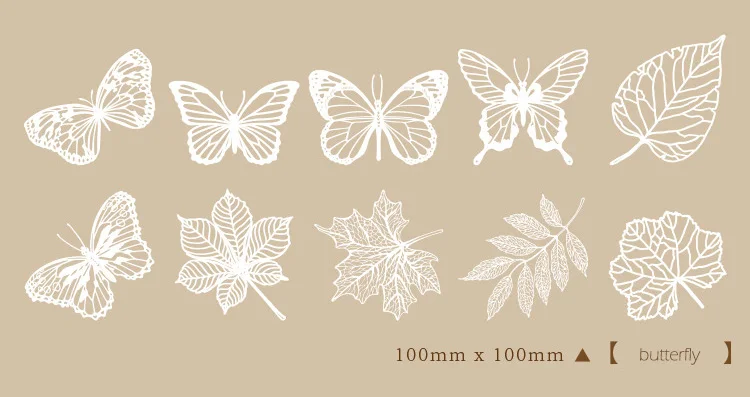 butterfly 100x100mm Kawaii милый цветок кружева выдалбливают бумаги прозрачный Memo маркер для доски канцелярский школьный офисный поставки пуля журнал sl2145 - Цвет: butterfly 100x100mm