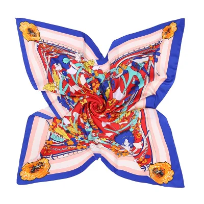 

110*110cm New Crown Key Printing Scarf Large Square Scarf All-match Shawl