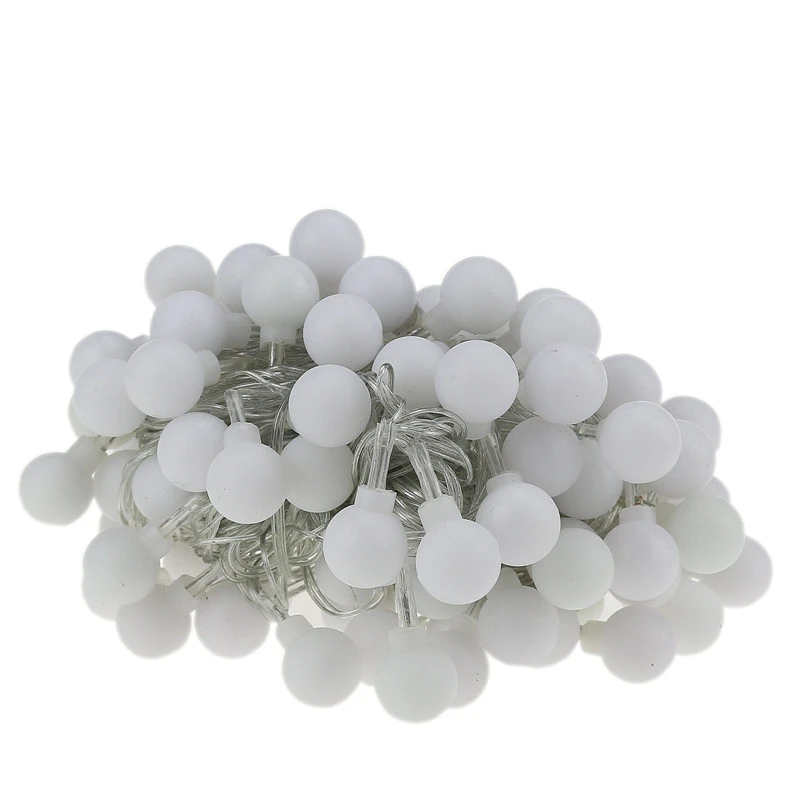 Светодиодная гирлянда с лампочками праздничное украшение рождественское