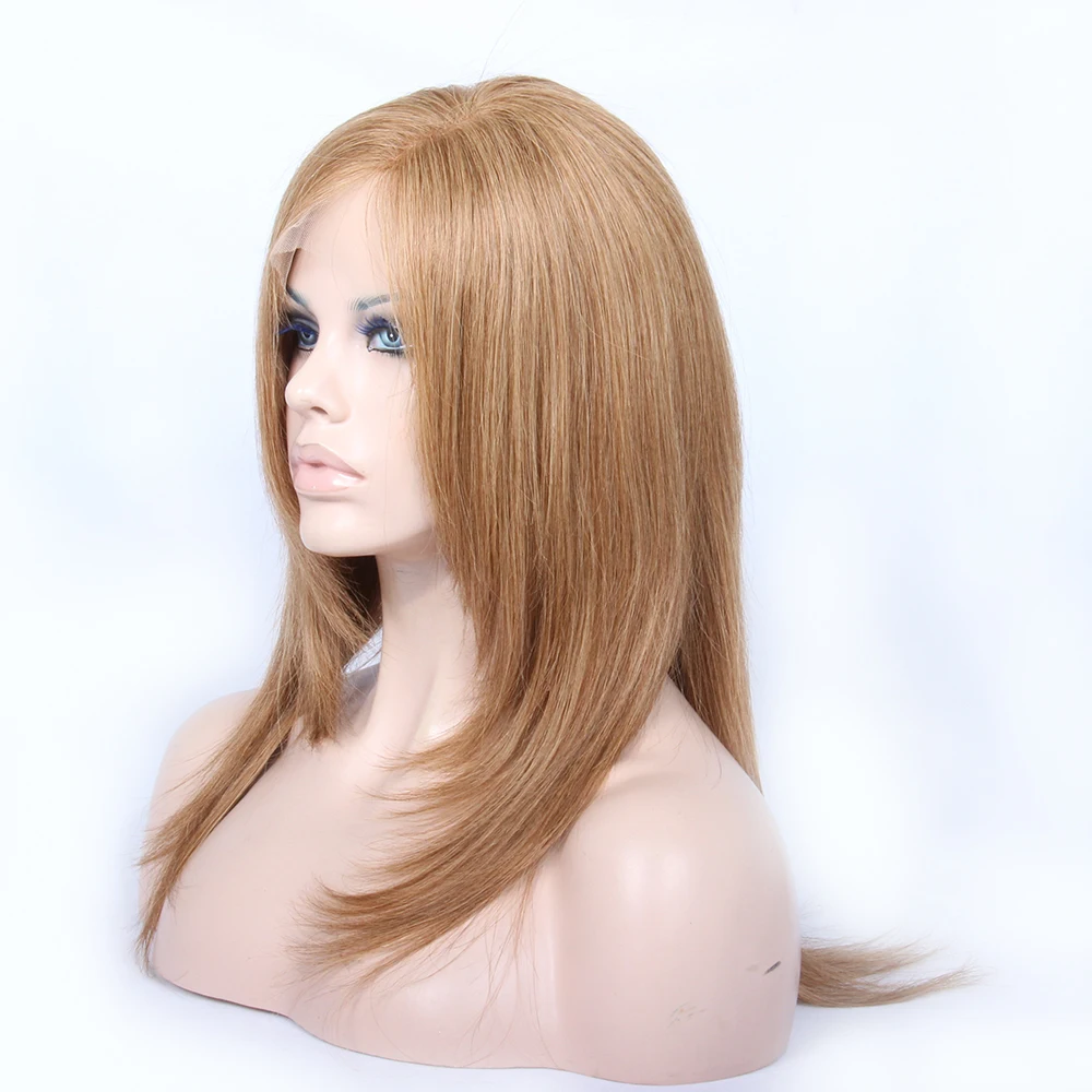 Звезда Стиль # 27A Синтетические волосы на кружеве парики из натуральных волос