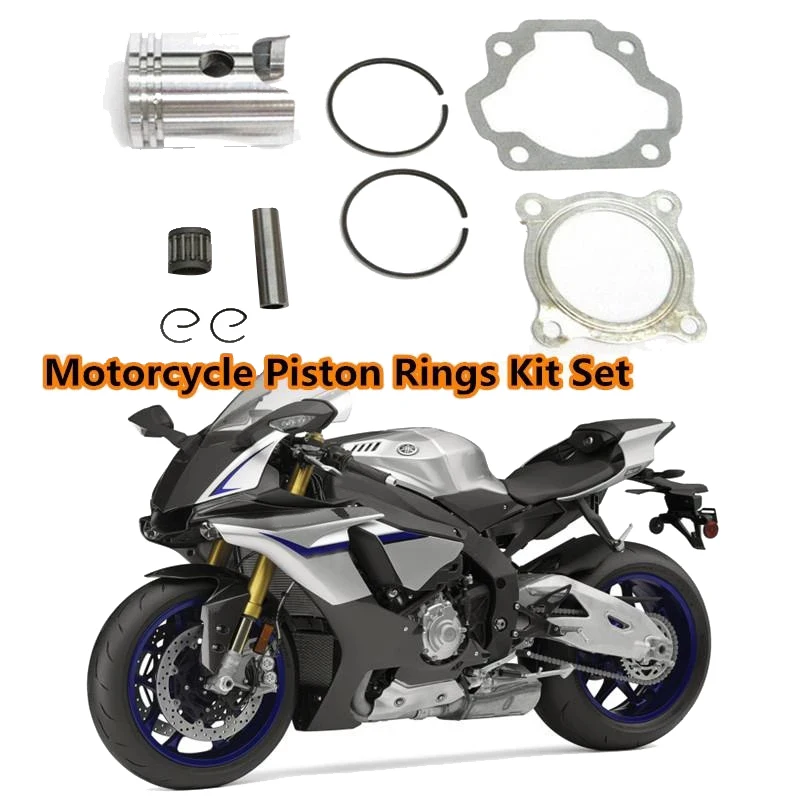 

Motorcycle Piston Ring Kit Gasket Wrist Pin Bearing Set for Yamaha PW80 PEEWEE PIWI 80