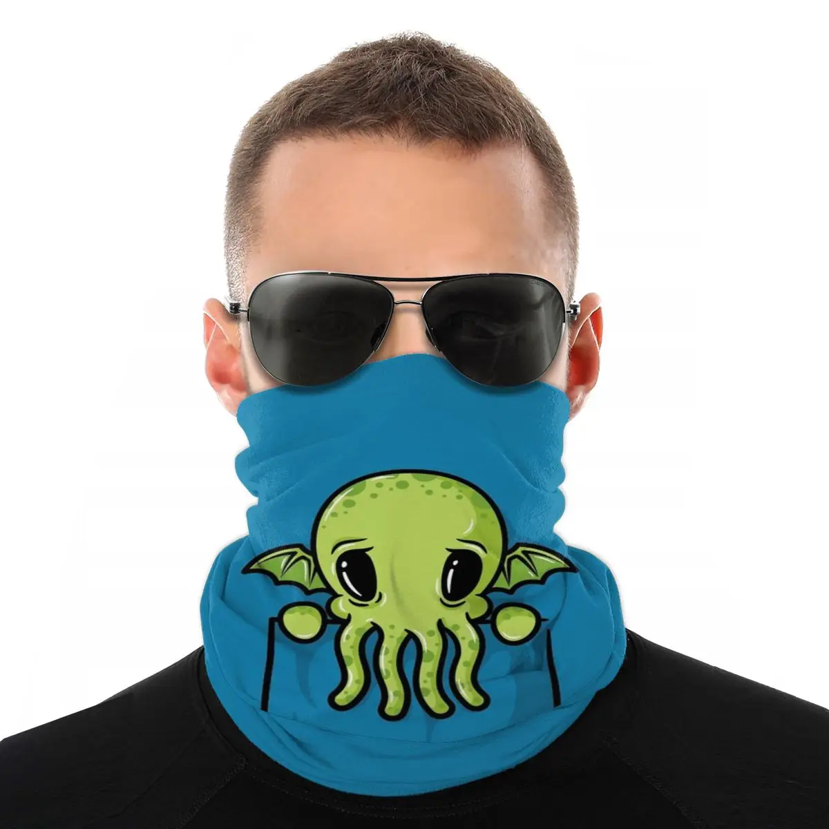 

Pocket Cthulhu Magic Scarf Neck Face Mask Unisex Fashion Neck Warmer Seamless Bandanas Dustproof Headband Biking Hiking
