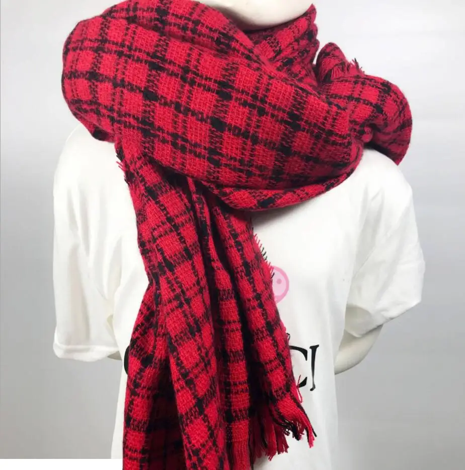 color 29 Женский шарф grueso шаль caliente bufanda grande chal mujeres envolturas Винтаж Polar a prueba de viento chal шарфы 140*140 см - Цвет: color 29