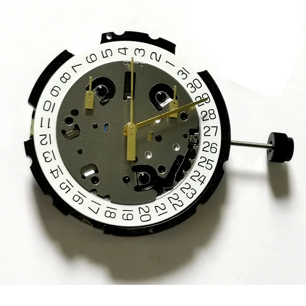 

Quartz Movement for Swiss ETA G10.212 Quartz Movement with Stem & Battery 6 Pin Date at 4/4.5/6 O'clock Watch Repair Parts