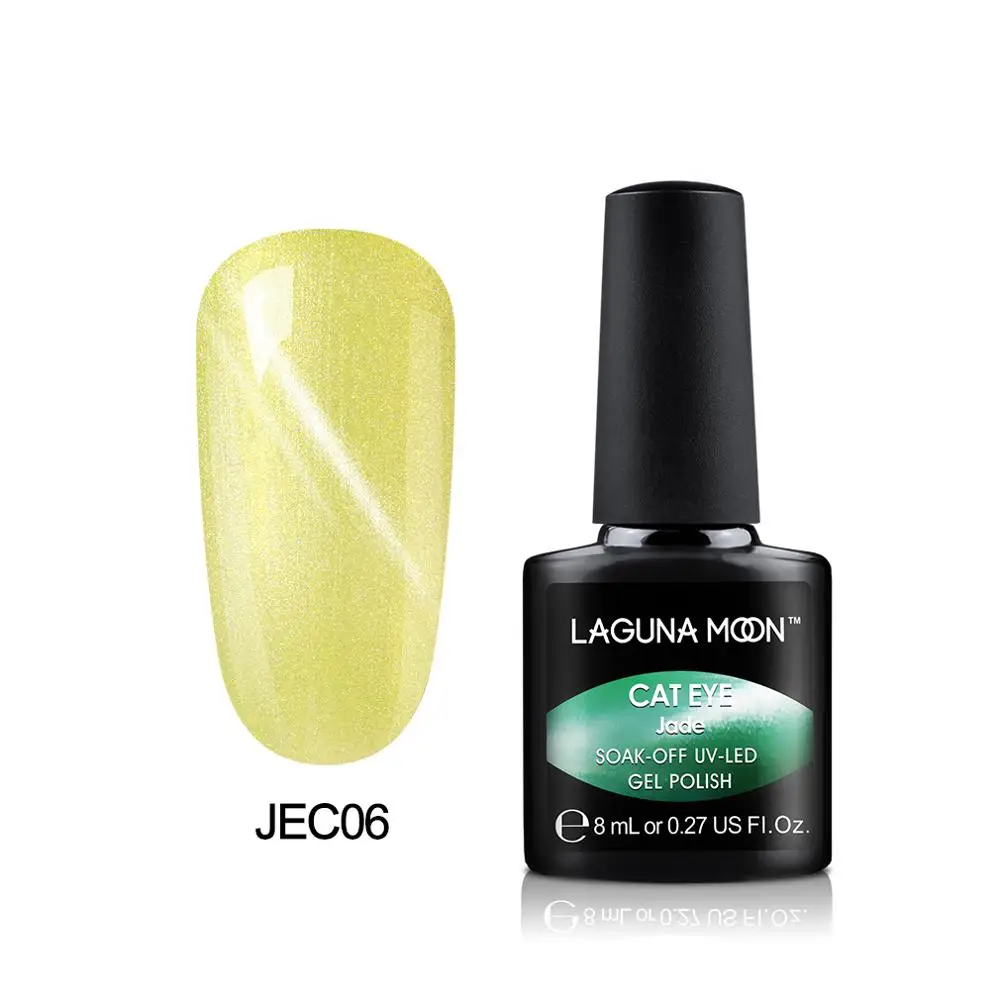 Lagrunmoon 8 мл нефритовый кошачий глаз краска гель лак для ногтей DIY гель uv Vernis Гель-лак для светодиодной сушки геллак кошачий глаз тиснение Лаки