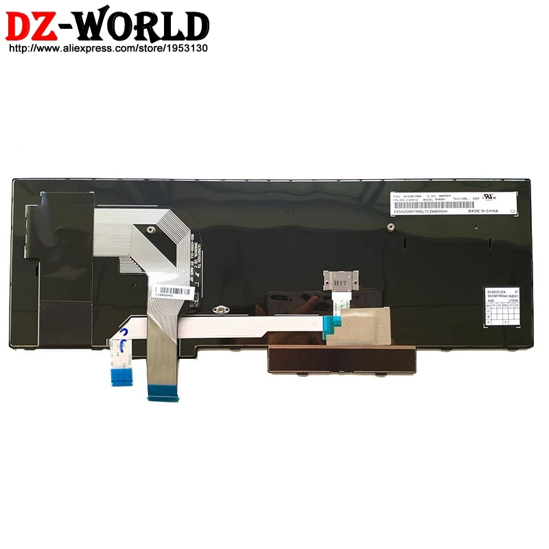 neworig de german keyboard for lenovo thinkpad t570 p51s t580 p52s loptap tastatur 01er512 01en940 sn20m07859 free global shipping