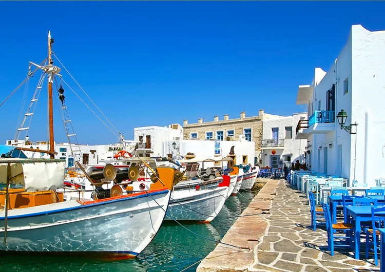 

Mediterranean City 3D Photo Wallpaper Mural for Living Room Restaurant Cafe Industrial Decor Aegean Sea Landscape Wall Paper 3D
