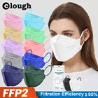 Elough CE FFP2 маска ffp2mask маска для лица многоразовые фильтры Mascarillas KN95 сертифицированные гигиенические 12 цветов KN95 маски FPP2
