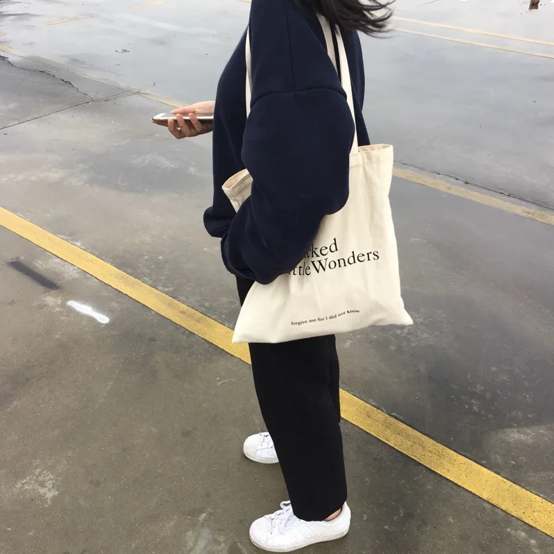 Холщовая Сумка для покупок женщин хлопковая тканевая многоразовая сумочка тоут