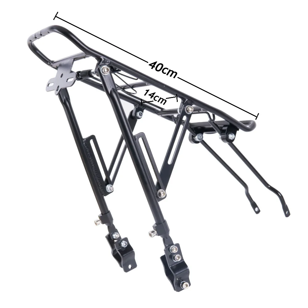 

Bike luggage carrier rack Heavy Duty bicycle rear rack brake lever V brake disc brake universal Frame mounting without holes