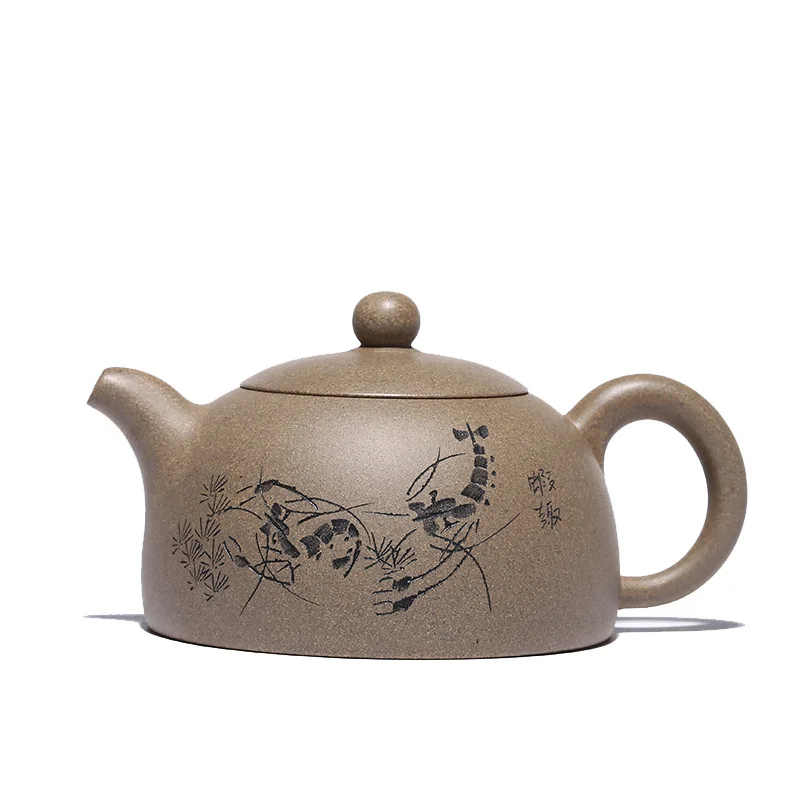

Yixing Zisha teapot tea set original Mine Mud half moon teapot handmade teapot gift new products