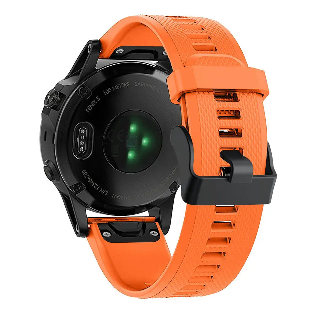 22 мм быстросъемный ремешок для часов Garmin Fenix 5 5plus 6 Pro Easyfit силиконовый на запястье