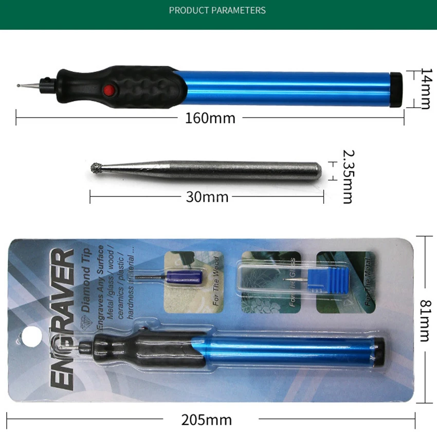 Ручка для резьбы по стеклу и металлу электрическая мини шлифовальная машинка