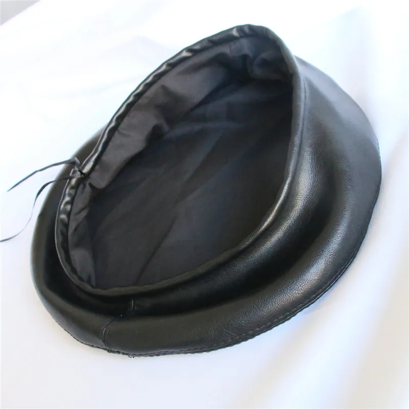 Женский кожаный берет WSYORE осенне-зимний из искусственной кожи с тыквенными