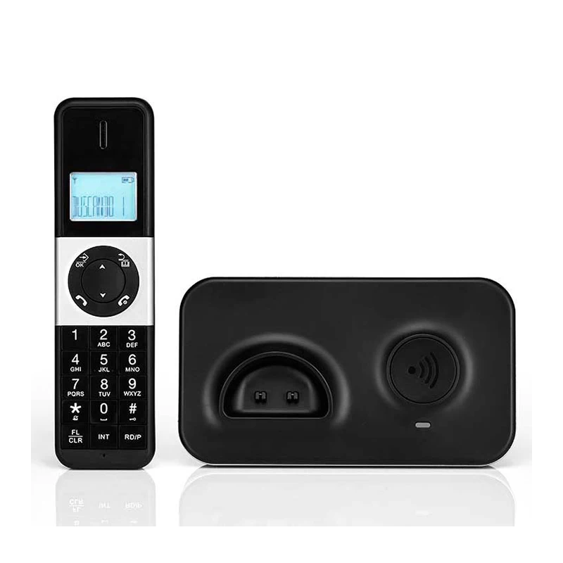 

Digital Cordless Landline with LCD Display Caller ID Hands-free Calls Conference Call 5 Handsets Connection for Office and Home