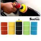 Полировальная подушка для автомобиля, круглая полировальная насадка М6, 2 дюйма, набор инструментов для полировки автомобиля