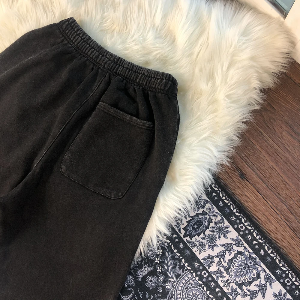 Спортивные штаны ASKYURSELF из старой тяжелой ткани модная брендовая одежда для