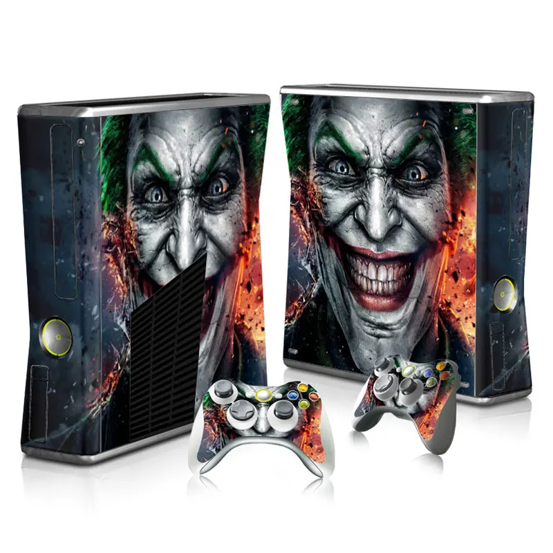 Наклейка в виде черепа для Xbox 360 slim Виниловая наклейка XBOX Xbox360 тонкая на кожу и 2