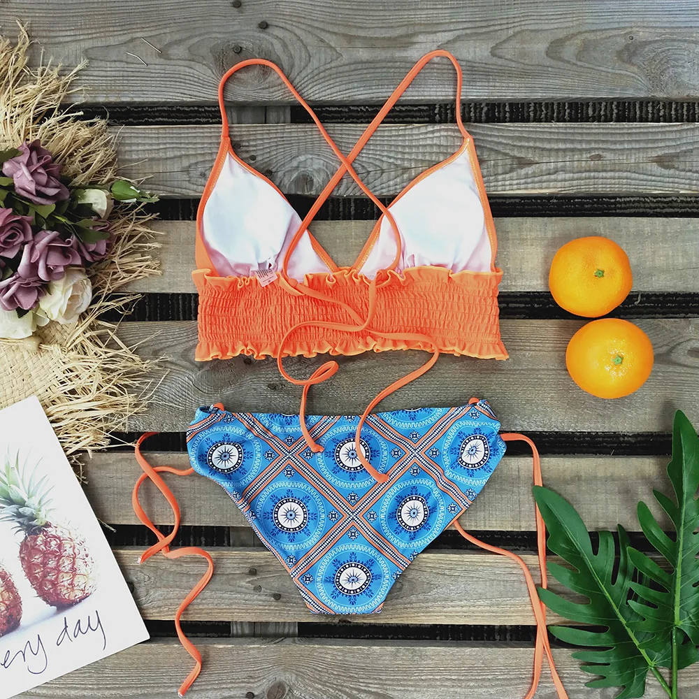 2020 сексуальное бикини с v-образным вырезом одежда для плавания женский купальный