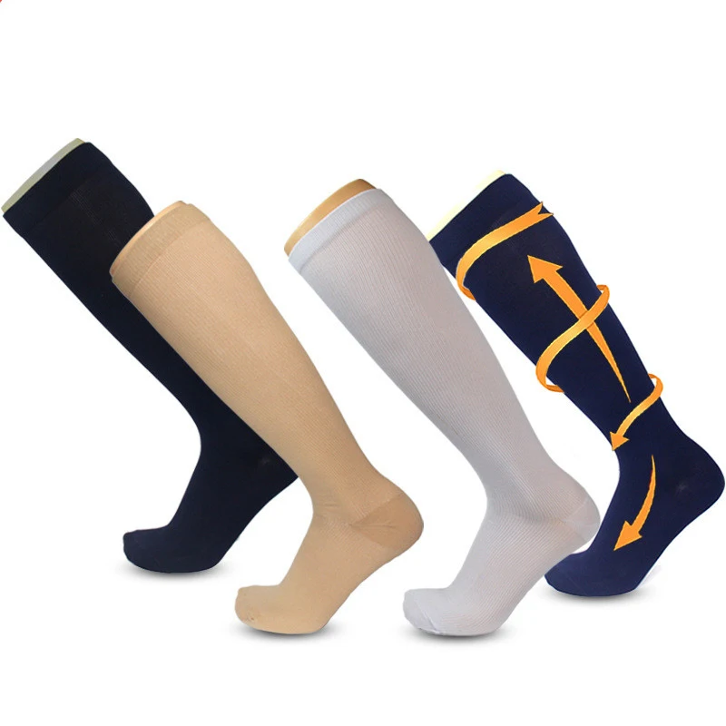 

Solid color Compression socks long tube compression socks Outdoor sports compression socks men and women Sports Socks