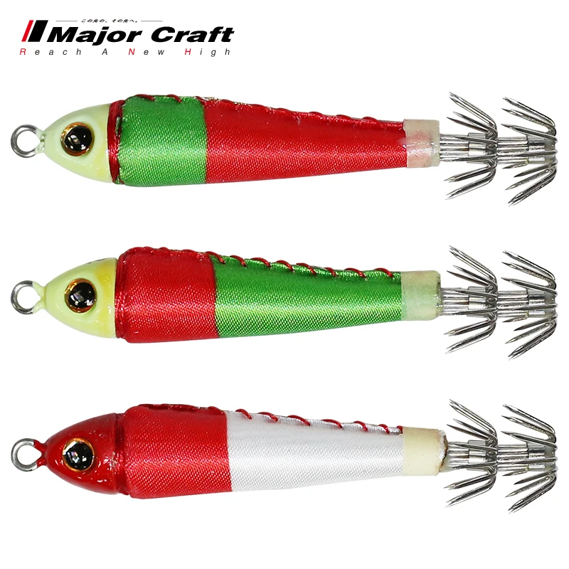 

Horse leg, sea fishing squid luminous cloth roll bait MajorCraft Japan brand new GSKS 37 squid hook 10 grams