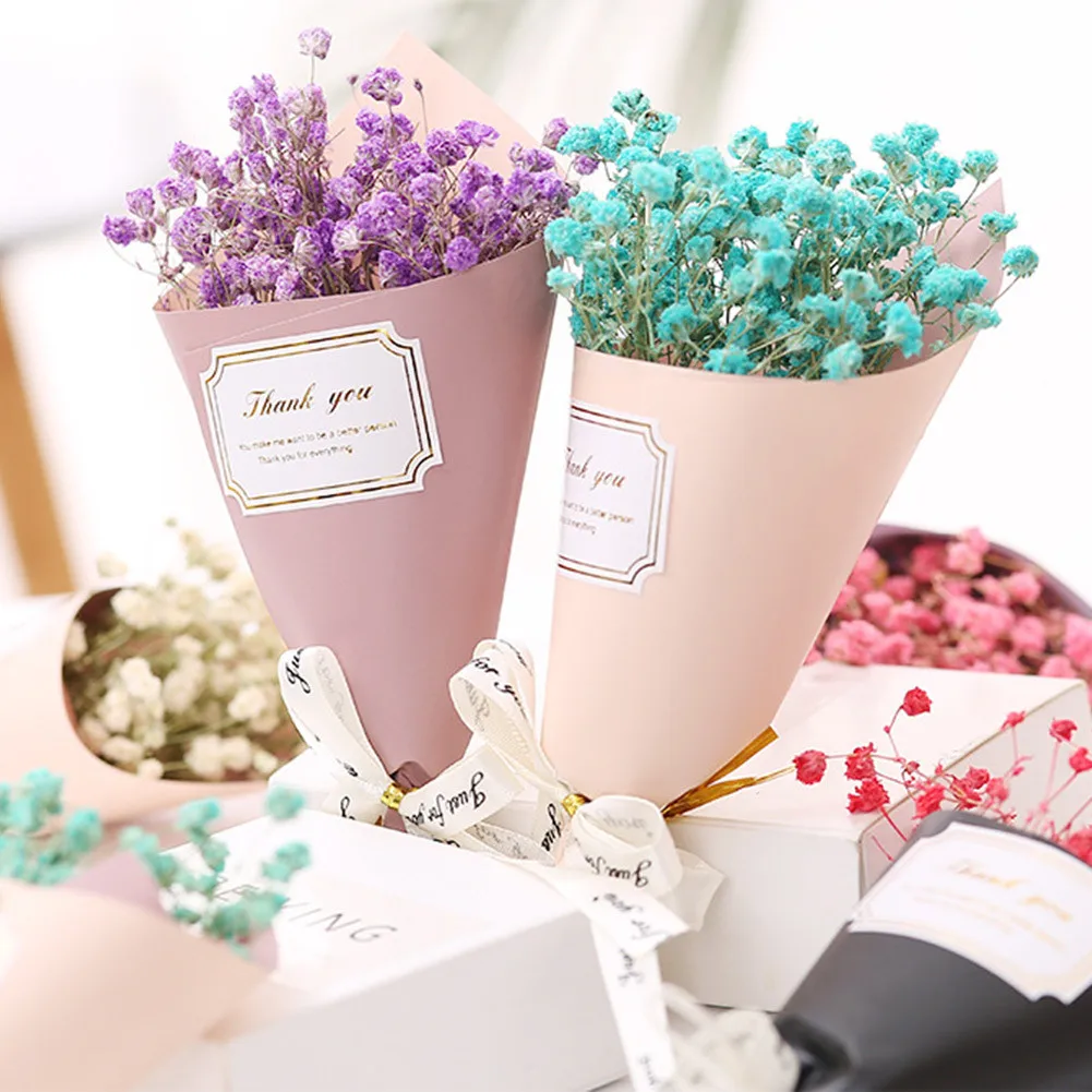 Цветы Гипсофилы поддельные букеты сухие цветы украшение для дома офиса Декор