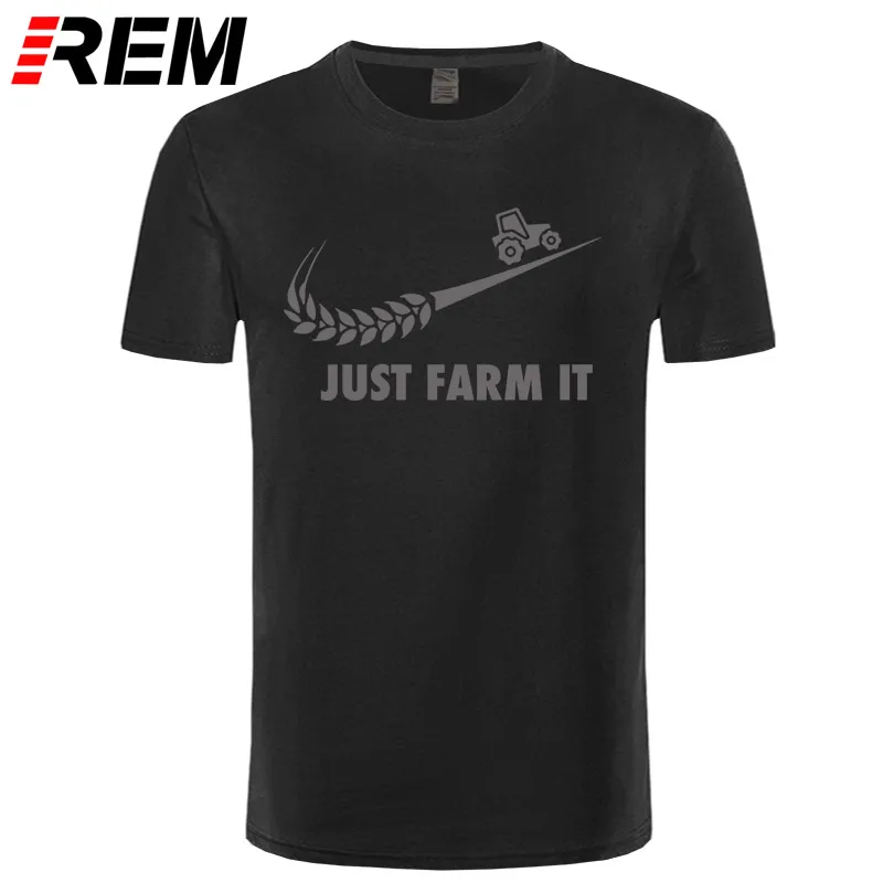 Модная футболка Just Farm It, мужские хлопковые фермерские футболки с круглым вырезом и короткими рукавами, Мужская футболка для сельского хозяйства, топы