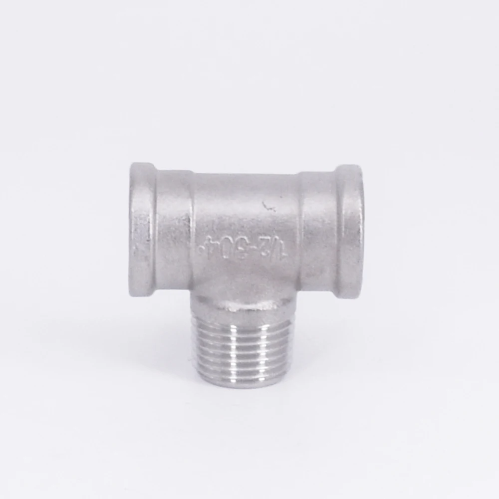 Все типы 1/2 дюйма BSPT наружная и внутренняя резьба тройник 3 способа 304 фитинги из