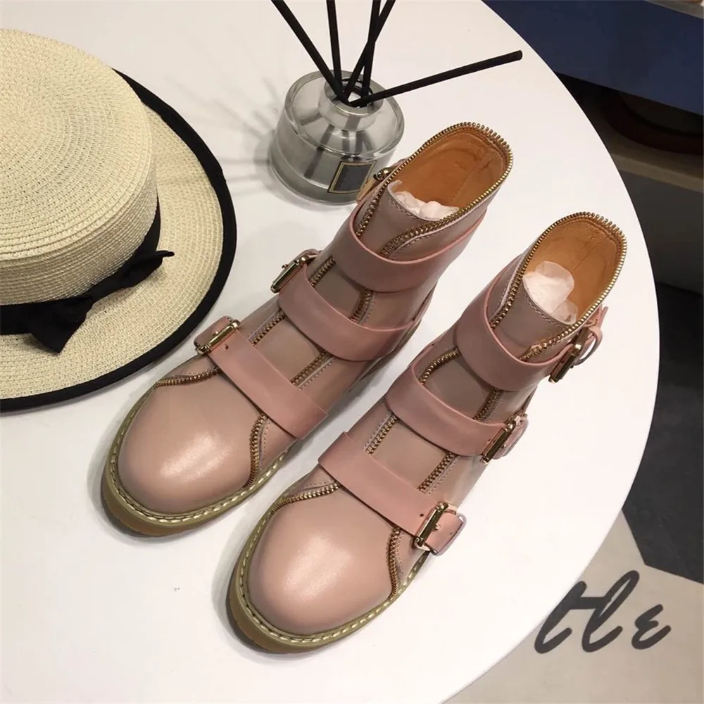 Классические модные дизайнерские женские ботильоны женская обувь высокого