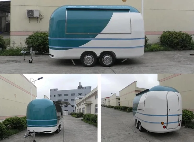 Мобильная тележка для фаст-фуда винтажный уличный трейлер продуктов кофе