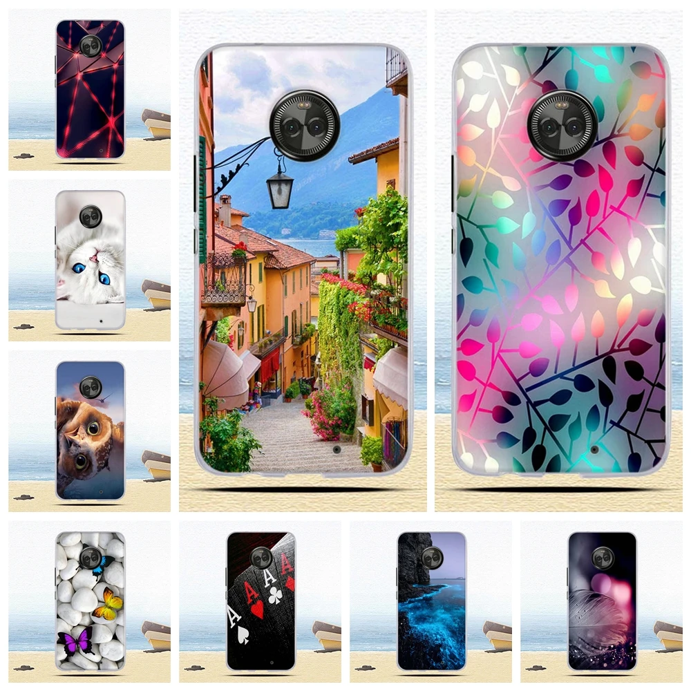 Мягкий силиконовый чехол для Motorola Moto X4 XT1900 X 2017 (4th gen) задняя крышка из ТПУ телефона