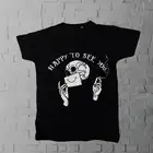 Женская футболка в готическом стиле, с принтом гранж, унисекс