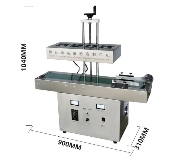 GLF-1800 Automatic stainless steel glass jar plastic bottle cap induction sealing machine aluminum foil | Инструменты