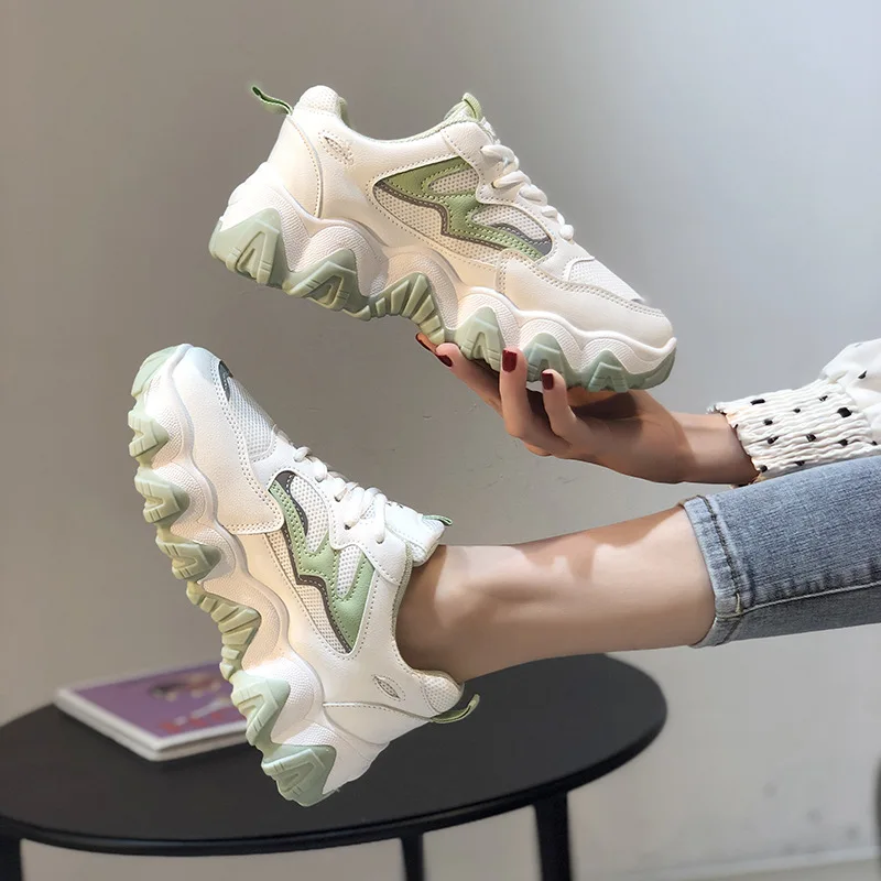 

2020 Spring New Style Versatile Spring Students Casual Sports Shoes Wave Trendy Shoes