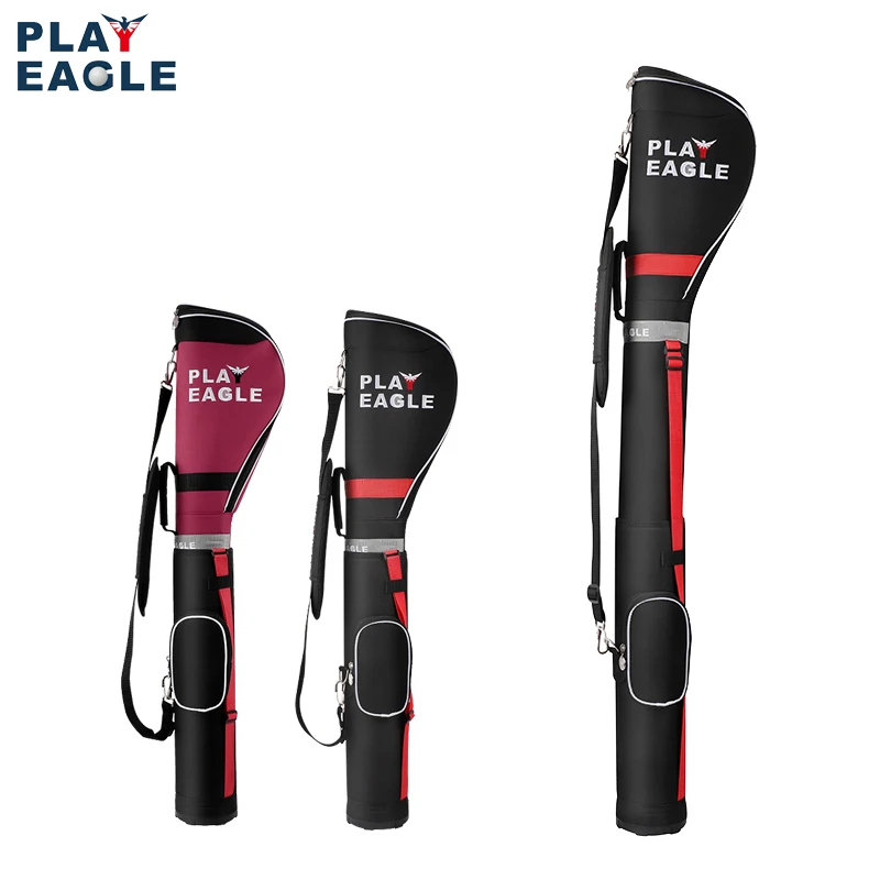 Golf Gun Bag For Men Women Lightweight Nylon Golf Aviation Bag Big Capacity Stand Bags Can Hold 6-7 Clubs Retractable Height