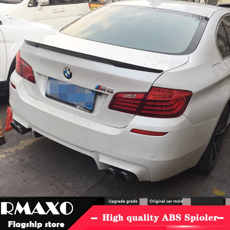 Для BMW M5 F10 F18 спойлер PKW 2012-2016 520 525li 528li Высококачественный ABS Материал заднее крыло