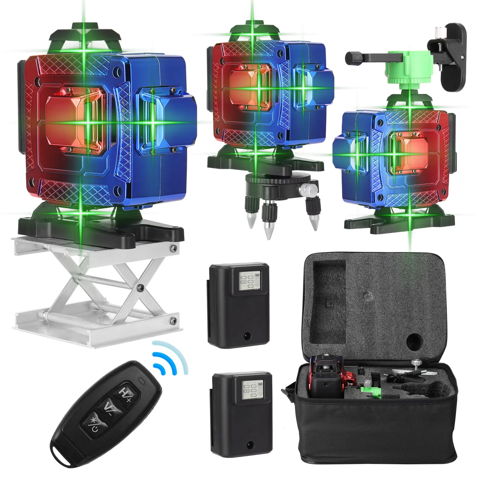 

BSIDE Multifunctional 16 Lines Laser Level Tool Vertical Horizontal Lines with 3 Self-leveling Function
