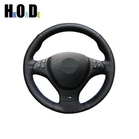 car steering wheel cover for bmw e70 x5 m 2010 2013 e71 x6 m 2010 2011 2012 2013 2014 diy black high artificial leather