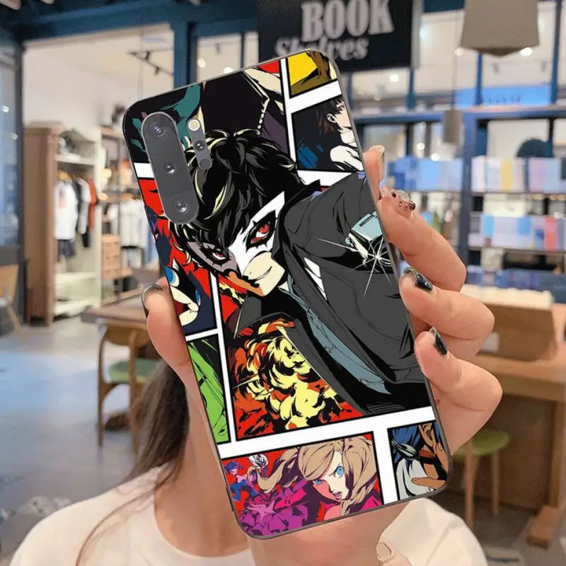 Чехол YJZFDYRM Persona 5 для телефона чехол Samsung Note 7 8 9 10 Lite Plus Galaxy J7 J8 J6 2018 Prime | Мобильные