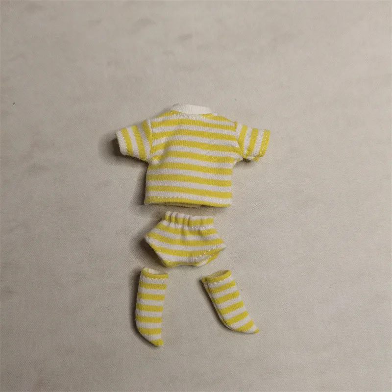 Нижнее белье HOUZIWA 1/12 Bjd комплект кукольной одежды из трех предметов кукольная