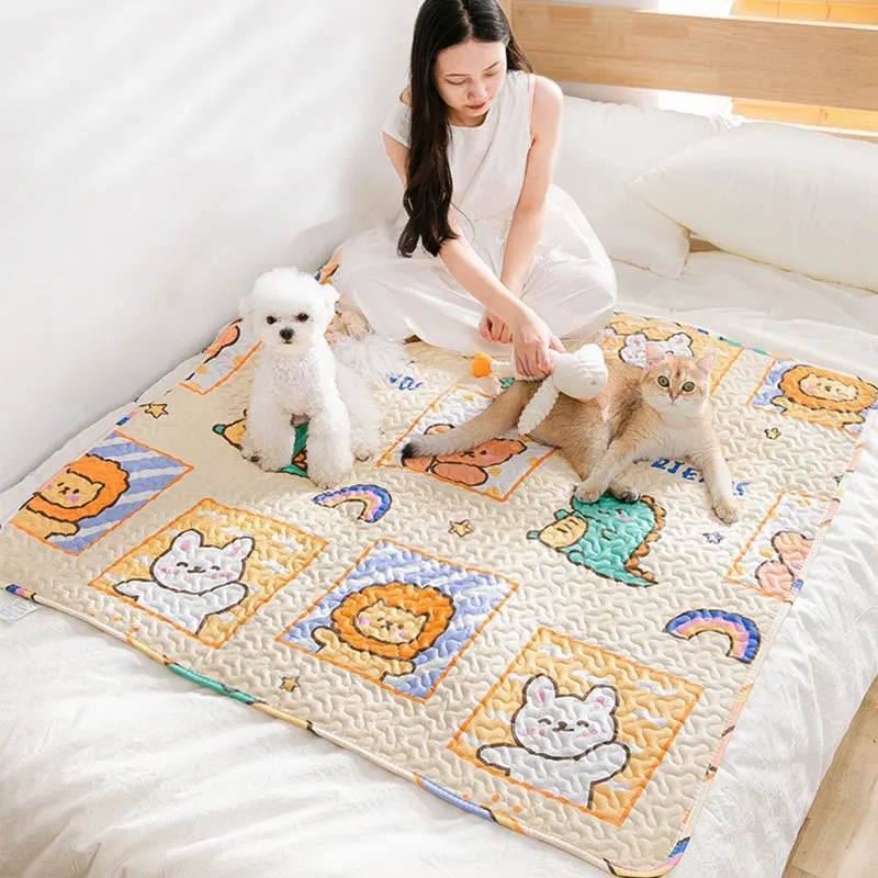 

Pet Bed Mattress Dog Cat Cushion Waterproof Pad Soft Mat Removable Cover Pillow Kennel Dog Mat Pet Puppy Cushion Mat