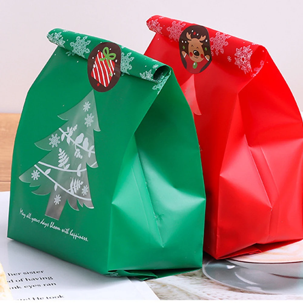 50 шт./набор бумажные пакеты для упаковки подарков