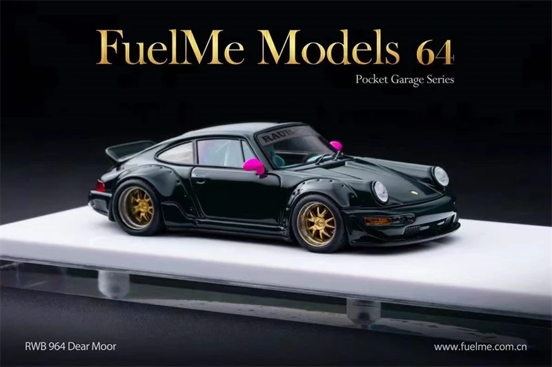 Модель автомобиля FuelMe 1:64 RWB 964 бордовая/бордовая белая/черная | Игрушки и хобби