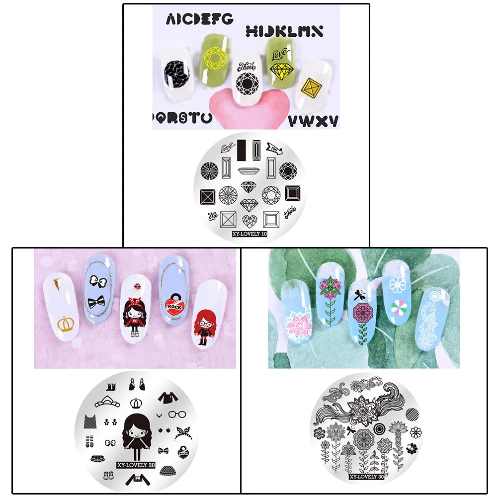 Маникюр своими руками кружево цветок Роза лес изображение ногтей пластины