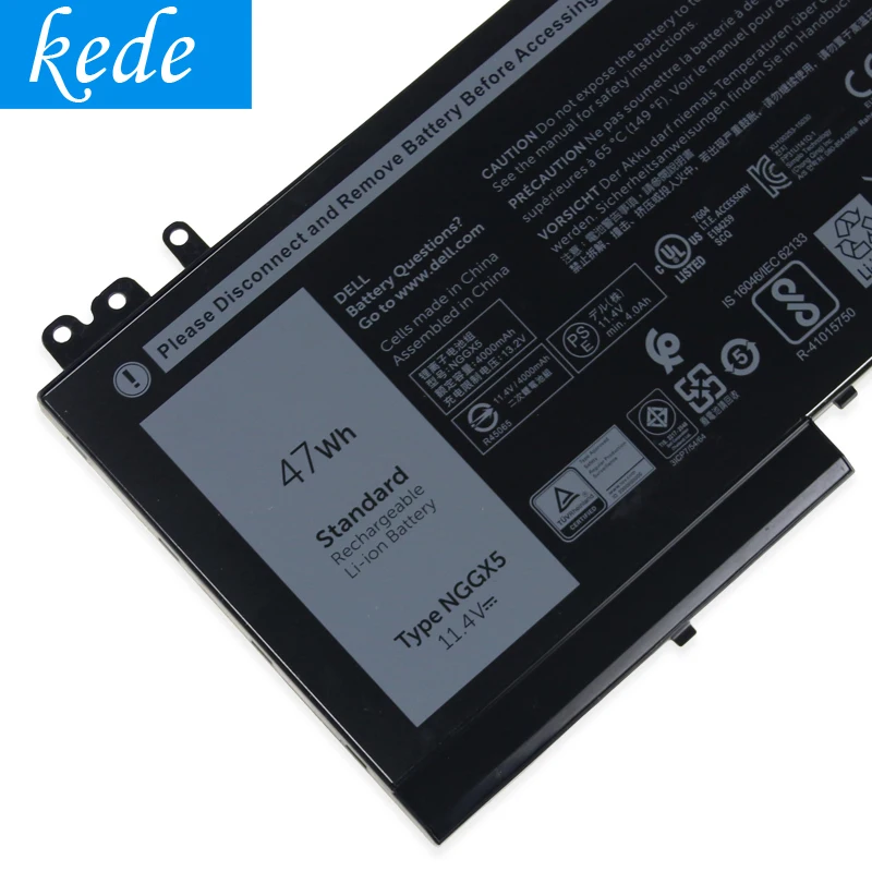 Kede оригинальный NGGX5 Аккумулятор для ноутбука DELL Latitude E5270 E5470 M3510 E5570 E5550 JY8D6 954DF 0JY8D6 11