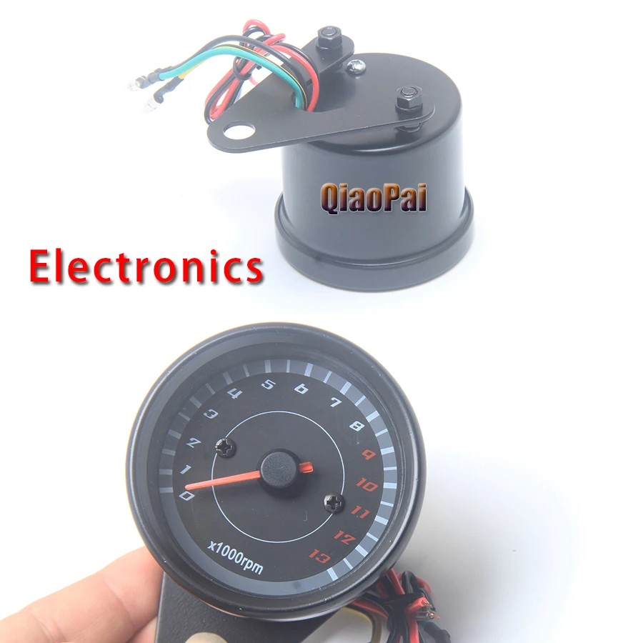 12 В мотоцикл скорость метр одометр цифровой скутер Тахометр универсальный